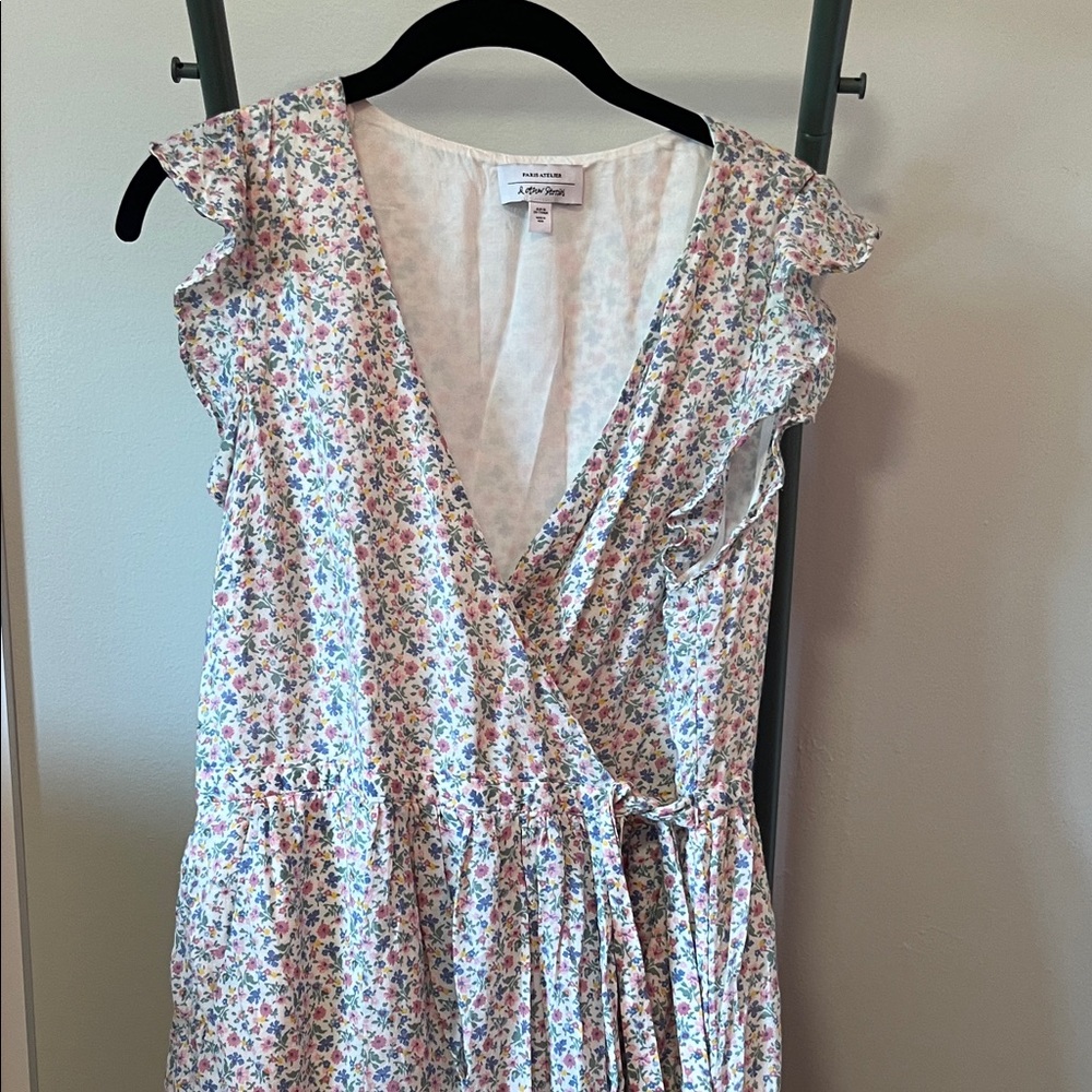 & Other Stories Paris Atelier floral wrap dress EUR 40 US 10